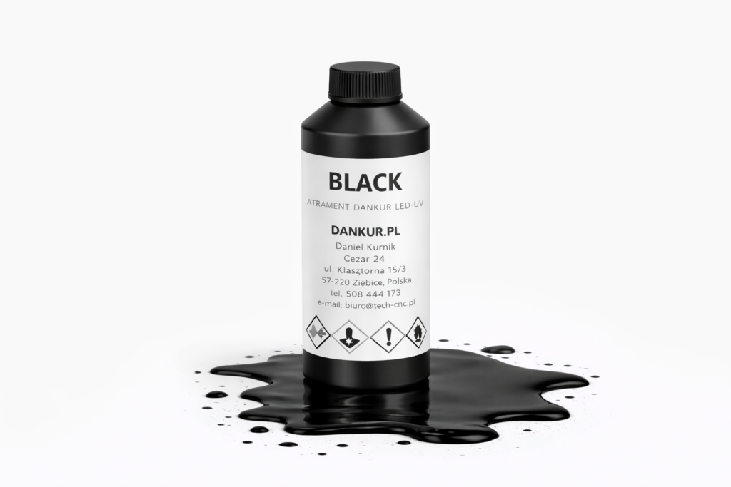 ATRAMENT DANKUR LED-UV BLACK 500ml
