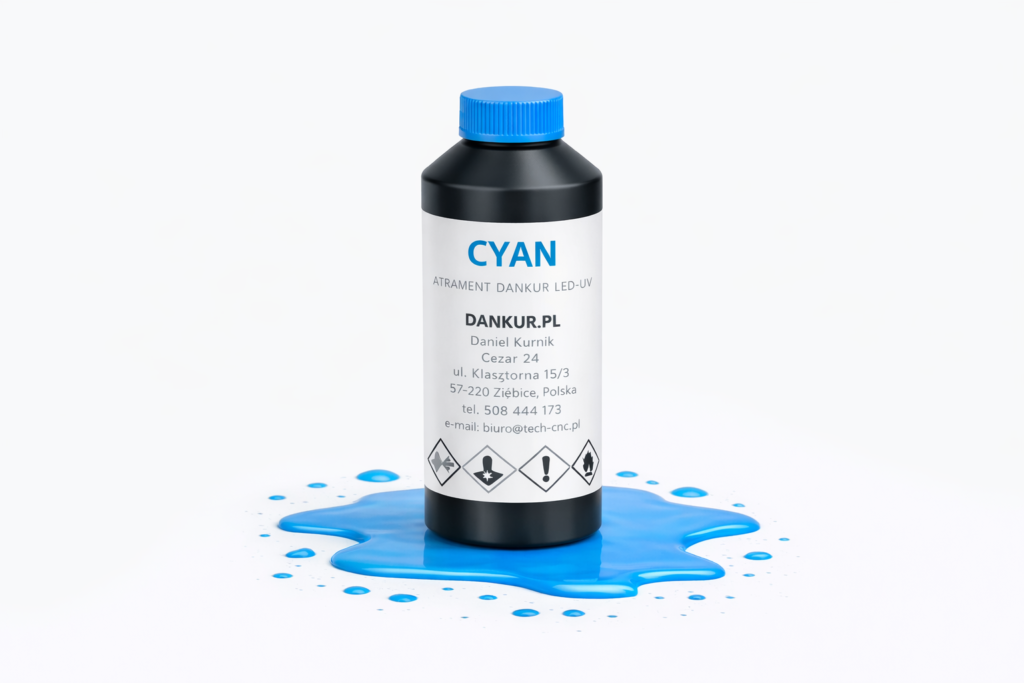 ATRAMENT DANKUR LED-UV CYAN 500ml