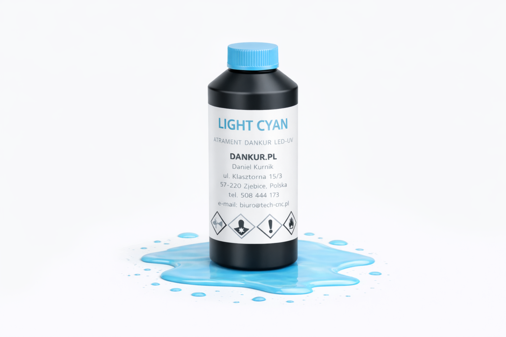 ATRAMENT DANKUR LED-UV LIGHT CYAN 500ml