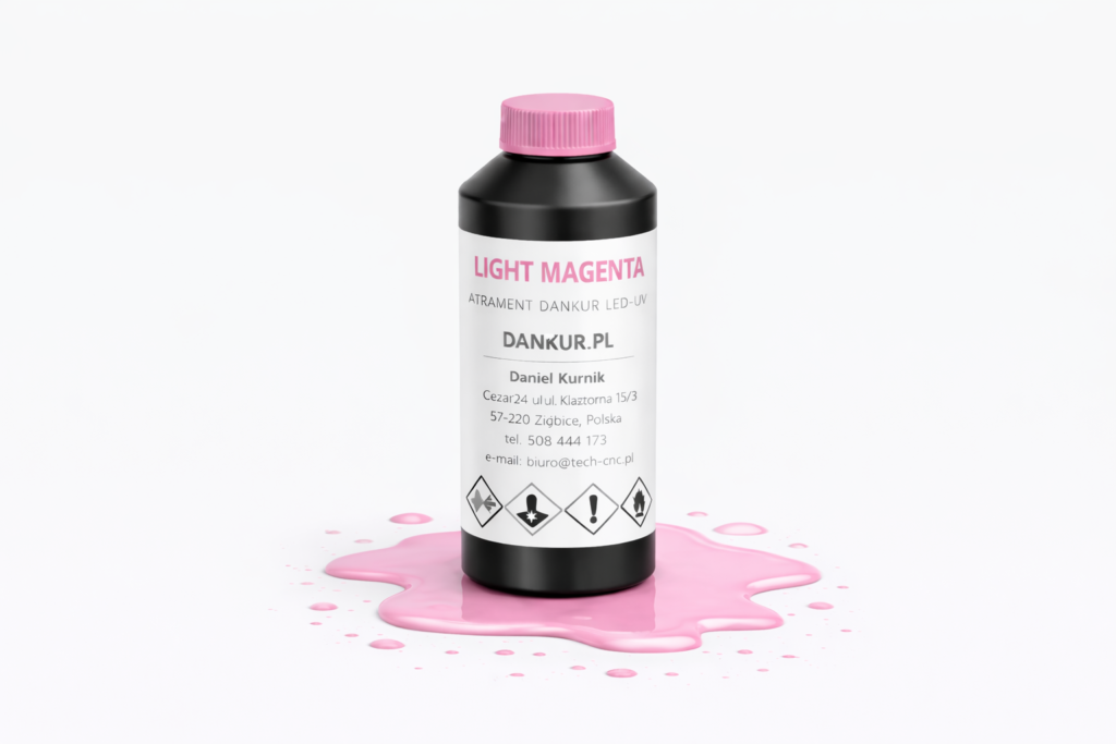 ATRAMENT DANKUR LED-UV LIGHT MAGENTA 500ml