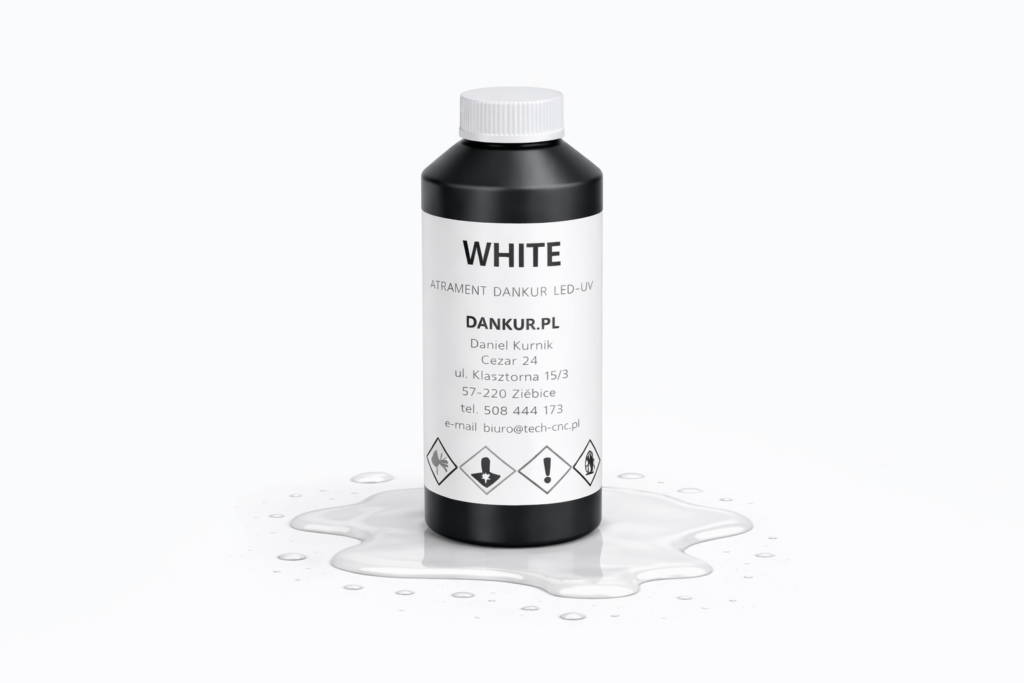 ATRAMENT DANKUR LED-UV WHITE 500ml